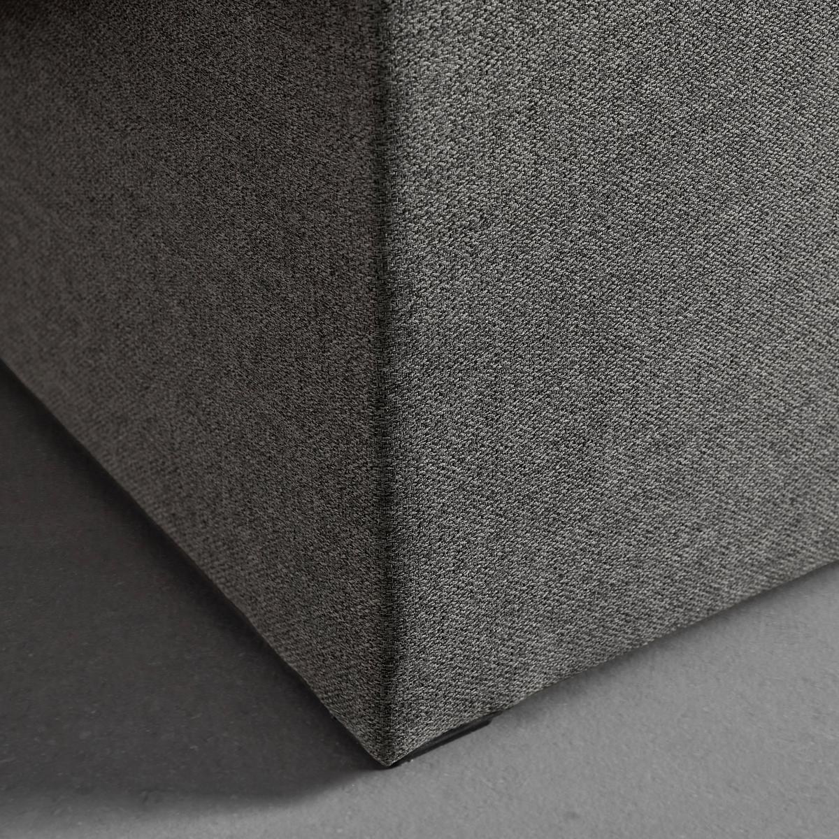 Boxspringbett in Grau ca. 140x 200cm inkl. Topper "Rosa" - Schwarz/Grau, Modern, Holz/Holzwerkstoff (140/200cm) - Bessagi Home