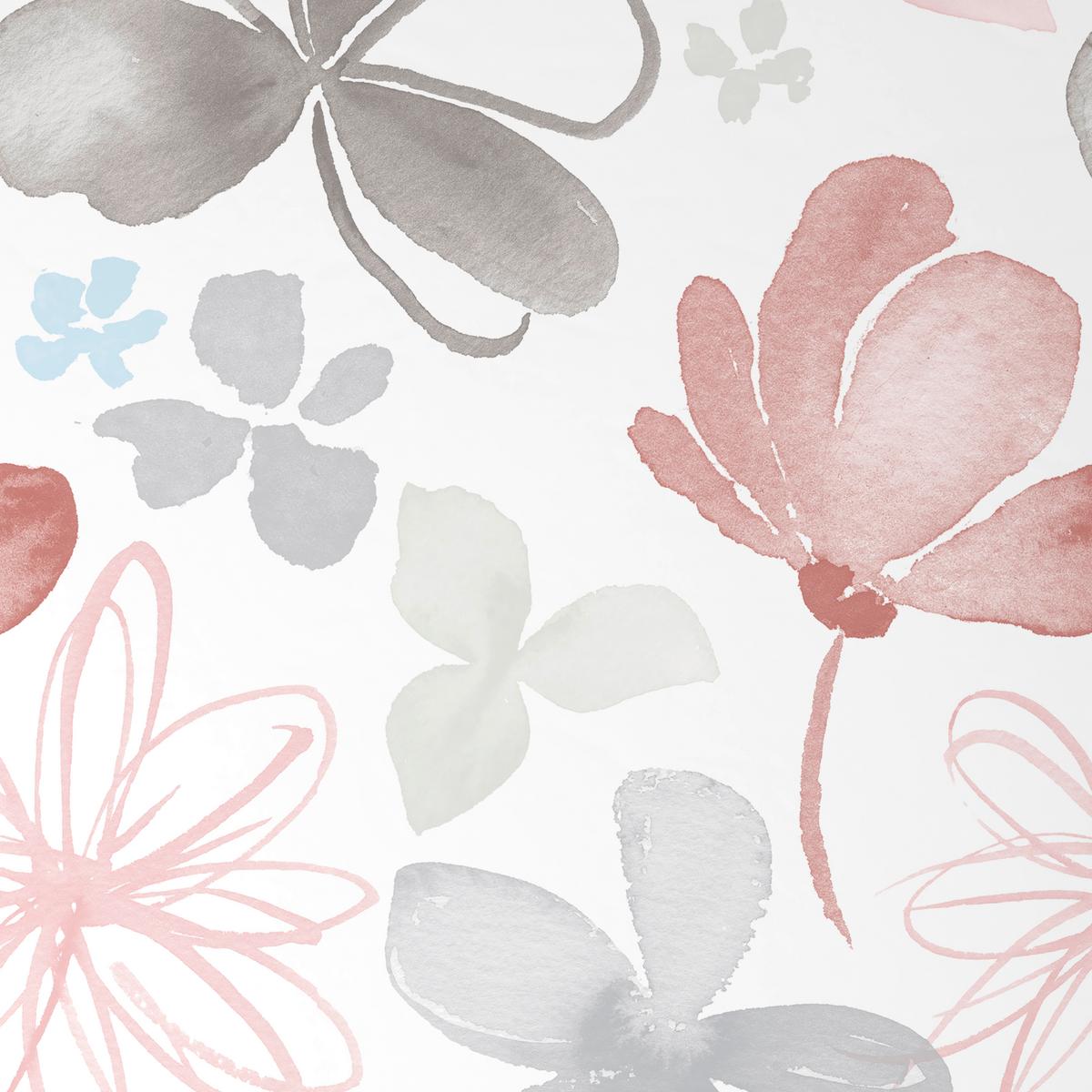 Bettwäsche Gundi Grau/Rosa/Weiß ca. 135x200cm - Rosa/Weiß, KONVENTIONELL, Textil (135/200cm) - Mömax