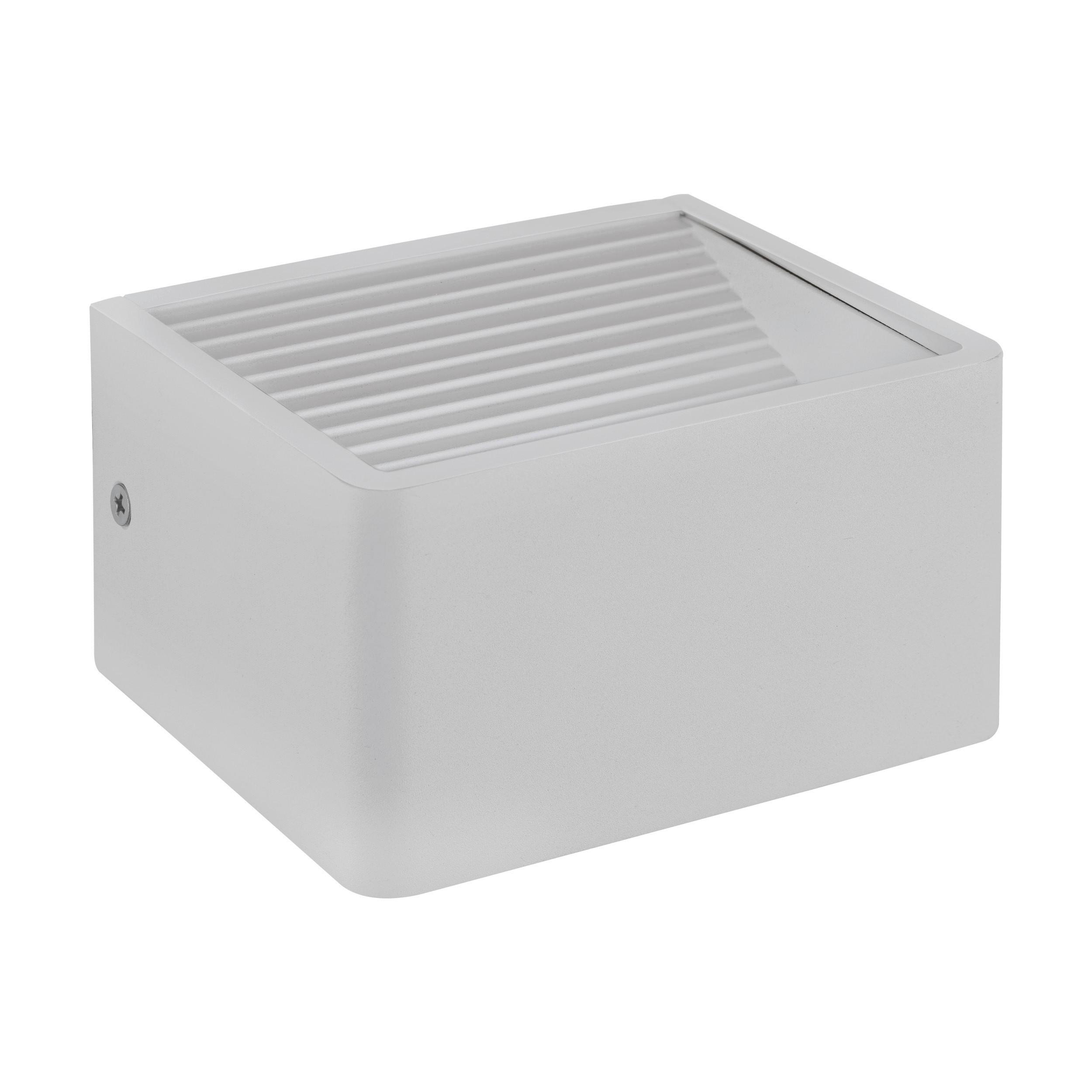Aussenwandleuchte Doninni 1 Weiss - Weiss, Basics, Kunststoff/Metall (13,5/12/7,5cm) - Eglo