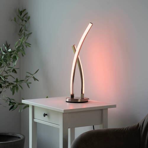 LED-Tischleuchte Lolasmart-Swing max. 11 Watt - Design, Kunststoff/Metall (13/13/48,5cm)