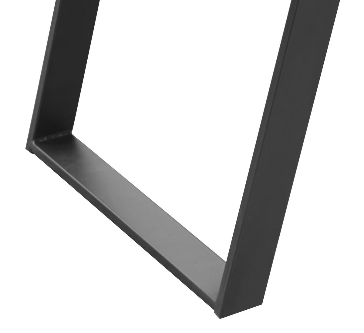 Pisalna Miza Viola, Siva, Barva Hrasta - siva/barve hrasta, Moderno, kovina/leseni material (140/60/76cm) - Modern Living