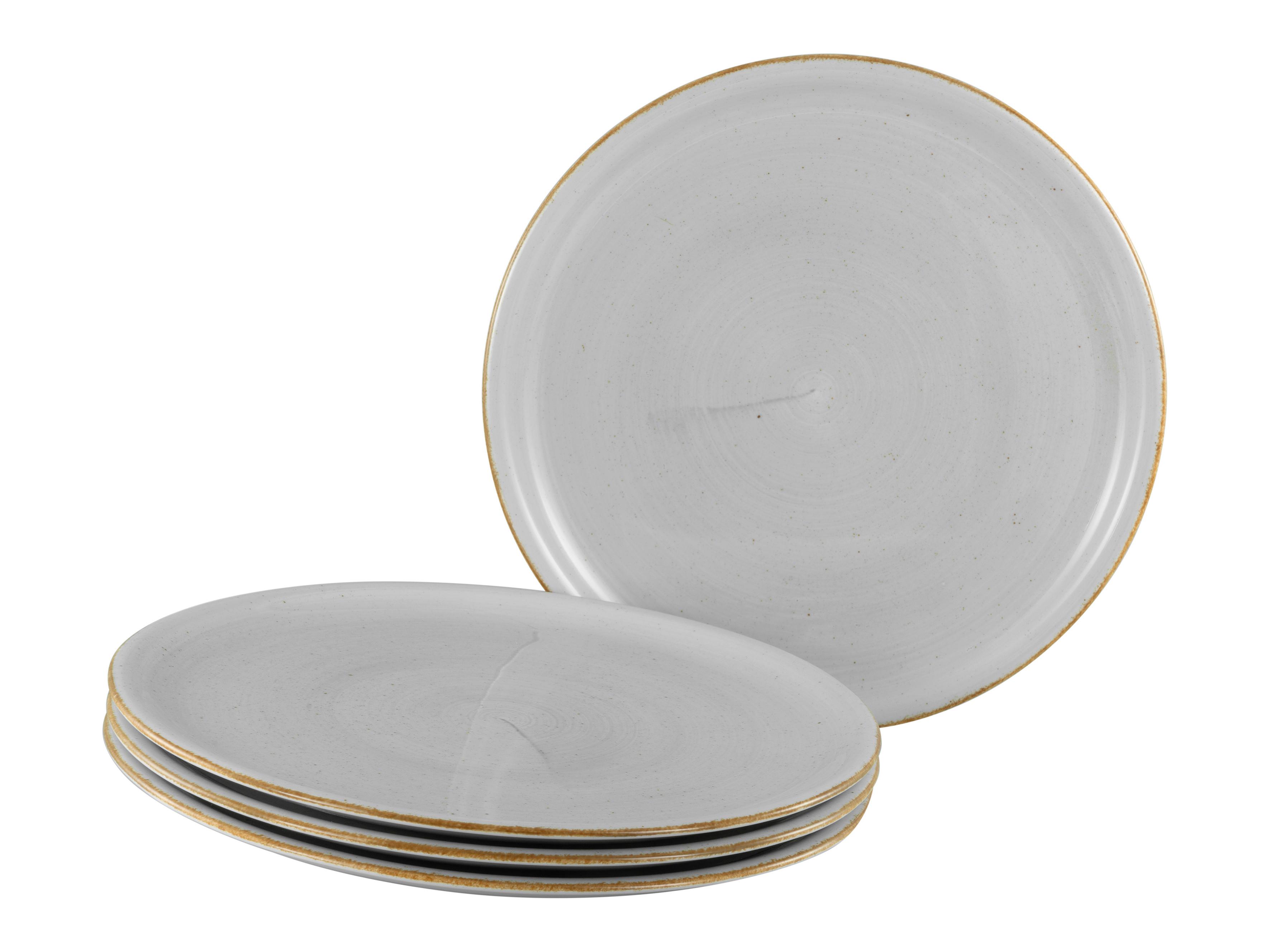 Set Krožnikov Za Pico Vintage Nature Stein, 4-Delni - svetlo siva, Basics, keramika (33cm) - Creatable