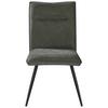 STOL NOVA - grön/svart, Modern, metall/textil (63/47/88cm) - Mömax