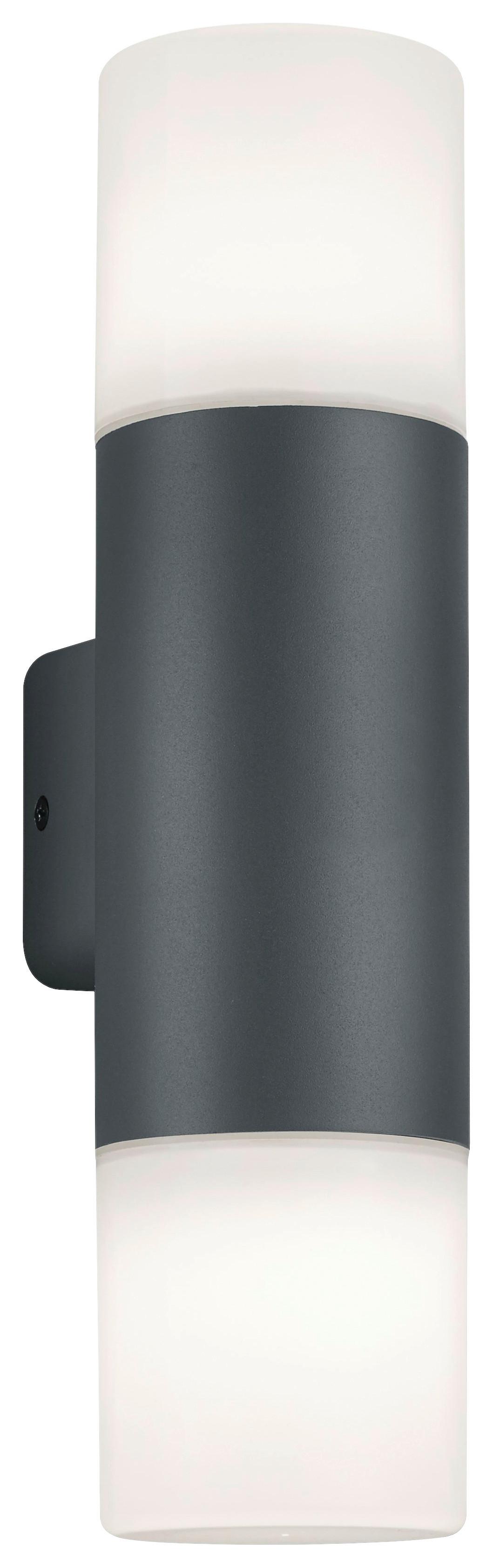 KINKIET ZEWNĘTRZNY 224060242 HOOSIC - antracytowy/biały, Basics, tworzywo sztuczne/metal (8,5/33cm) - Trio Leuchten