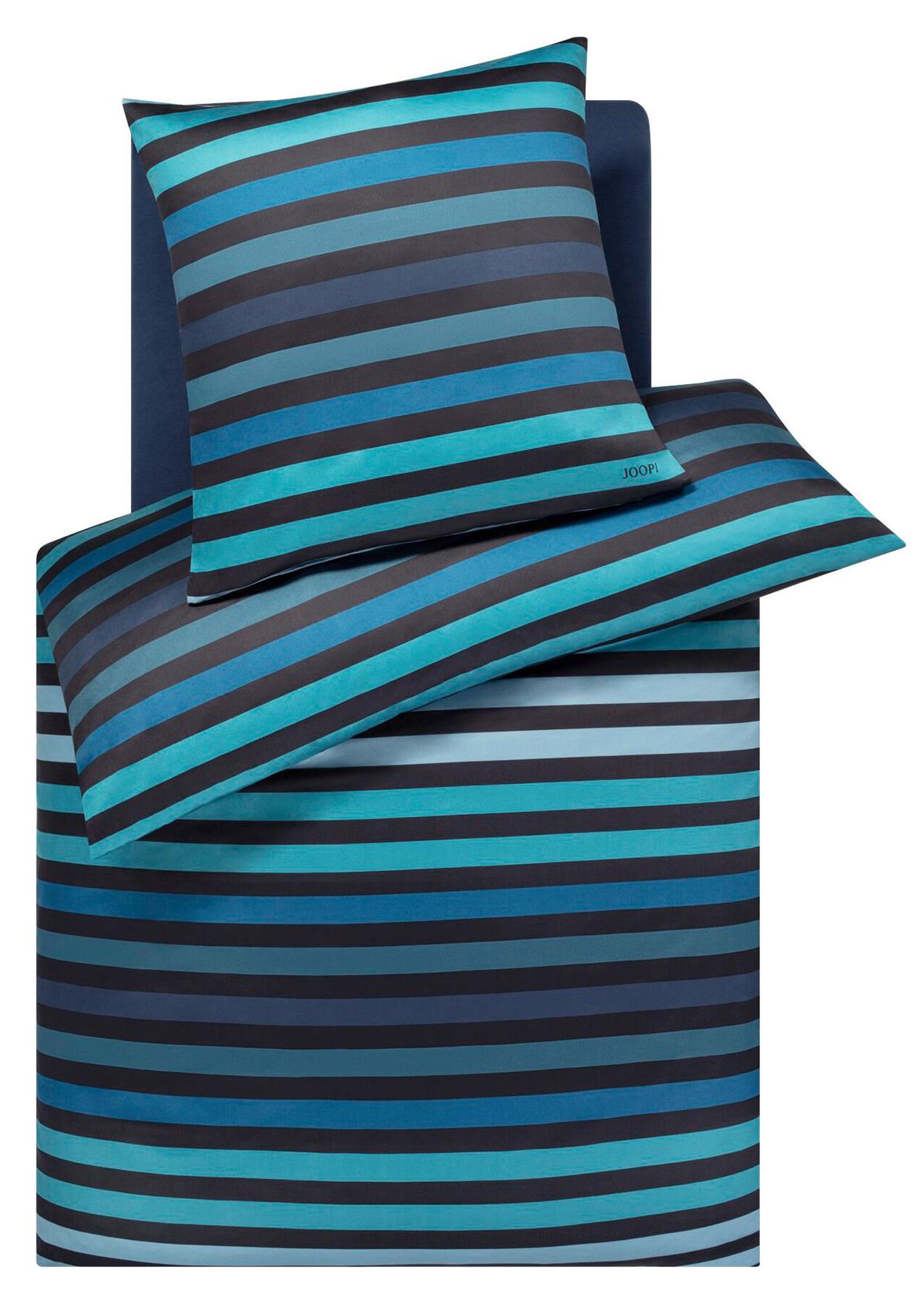 POŚCIEL JOOP! TONE - ciemnoniebieski/petrol, Design, materiały naturalne/tkanina (155/220cm) - Joop!