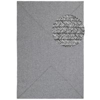 Outdoorteppich Trenzado Hellgrau ca. 200x290cm - Hellgrau, Basics, Kunststoff (200/290cm)