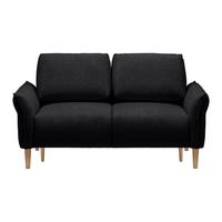 CANAPEA CU 2 LOCURI CUSTOM - crem/negru, Modern, textil (150/85/92cm) - Mömax