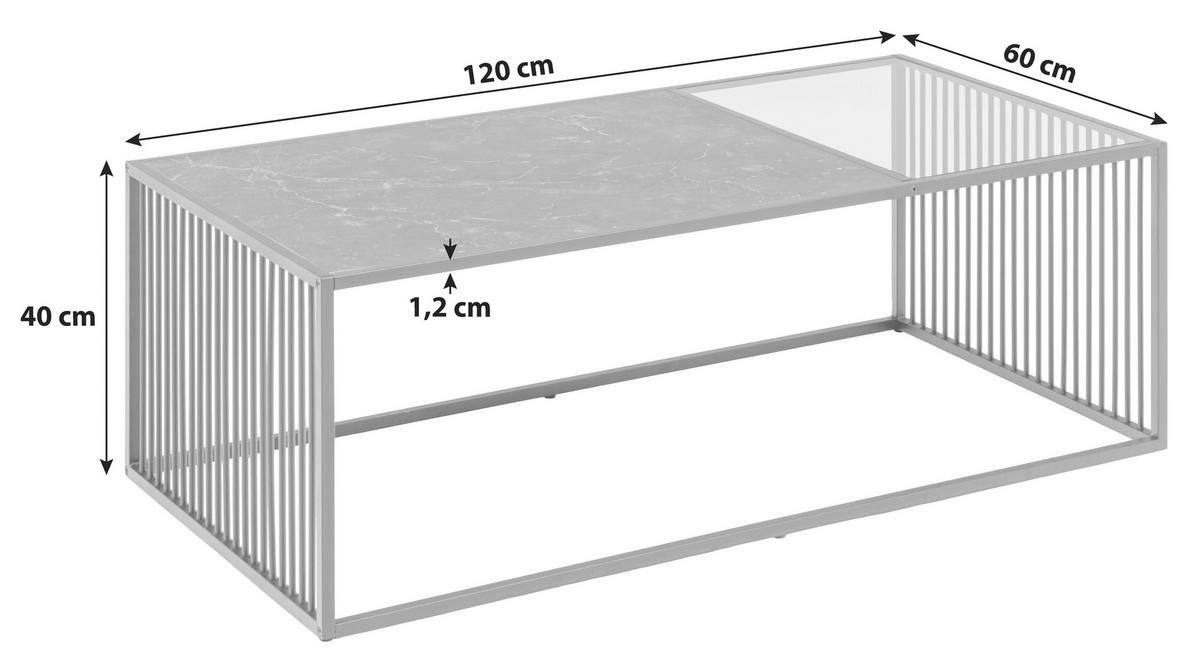 STOLIK KAWOWY STRINGTON - czarny, Design, materiał drewnopochodny/tworzywo sztuczne (120/60/40cm) - MID.YOU