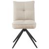 STOL MAYA - beige/svart, Modern, metall/textil (49/89/65cm) - Premium Living