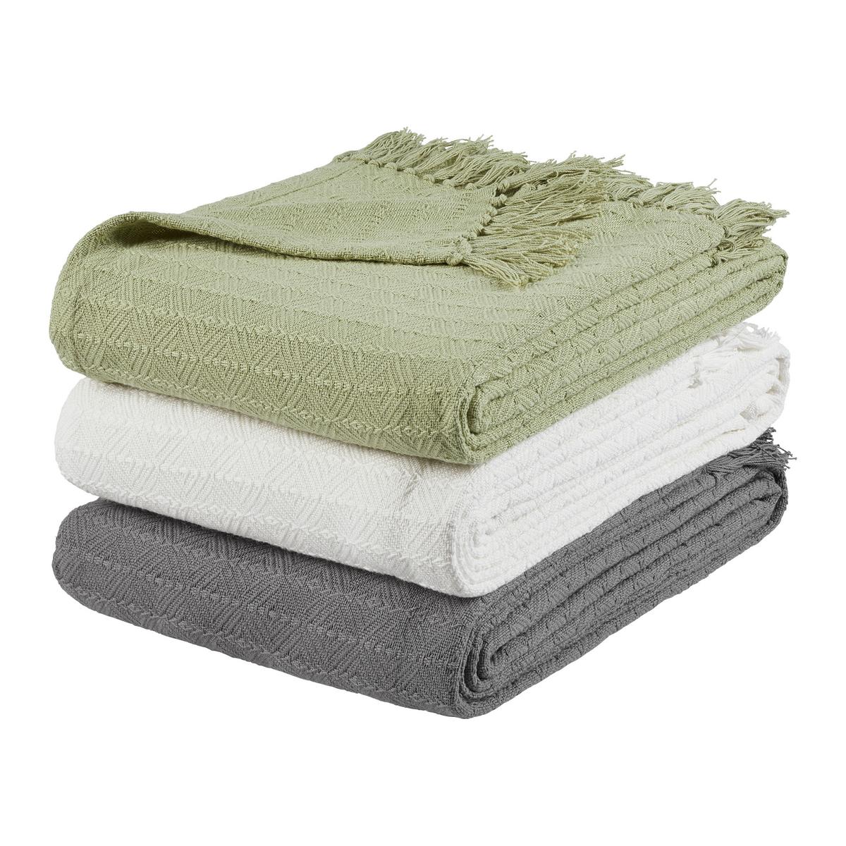 Tagesdecke Tara Weiß ca. 180x220cm - Weiß, LIFESTYLE, Textil (180/220cm) - Mömax