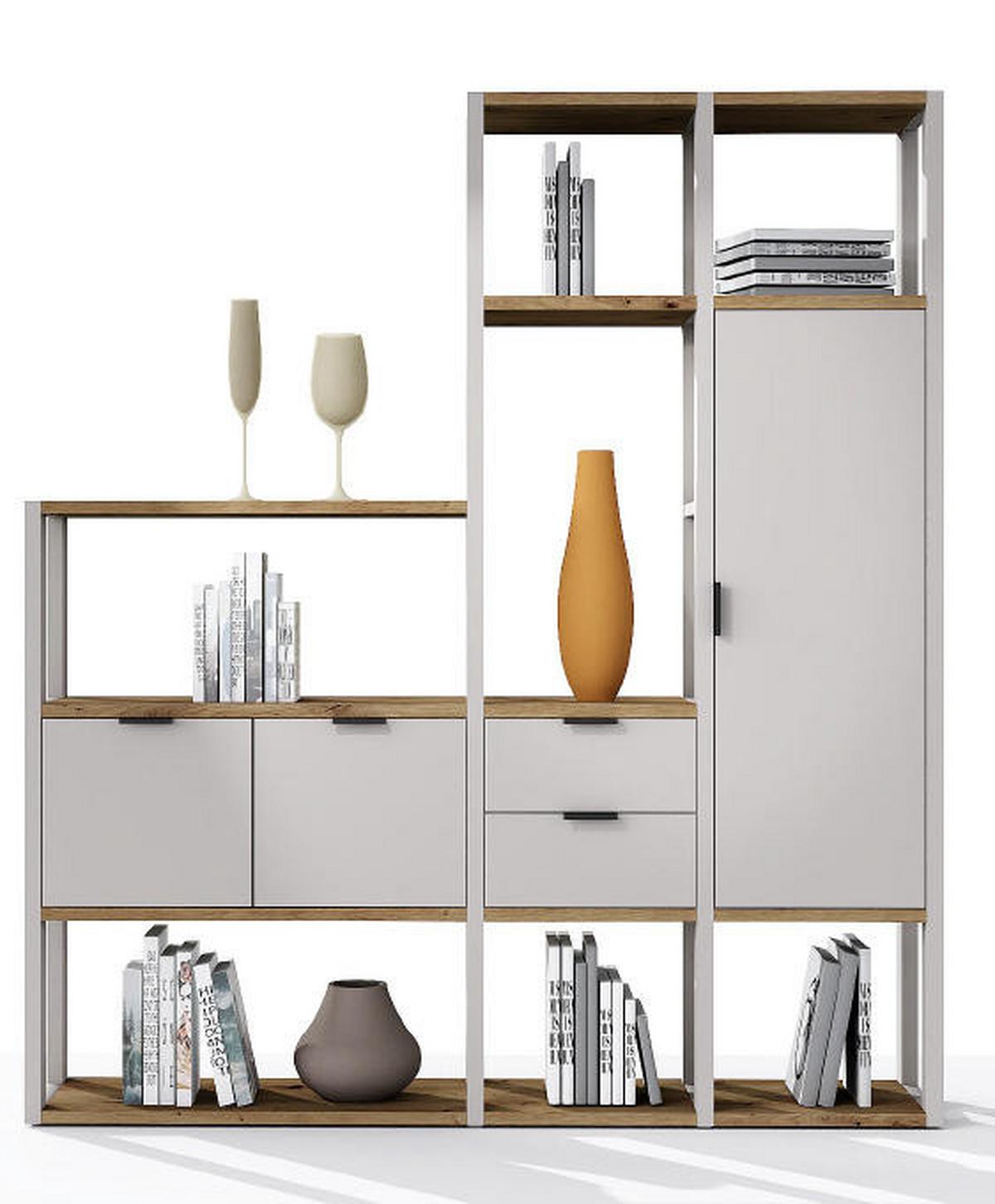 Fiókos Szekrénybetét Pluteo - szürke, Modern, faalapú anyag (40/36/34cm)