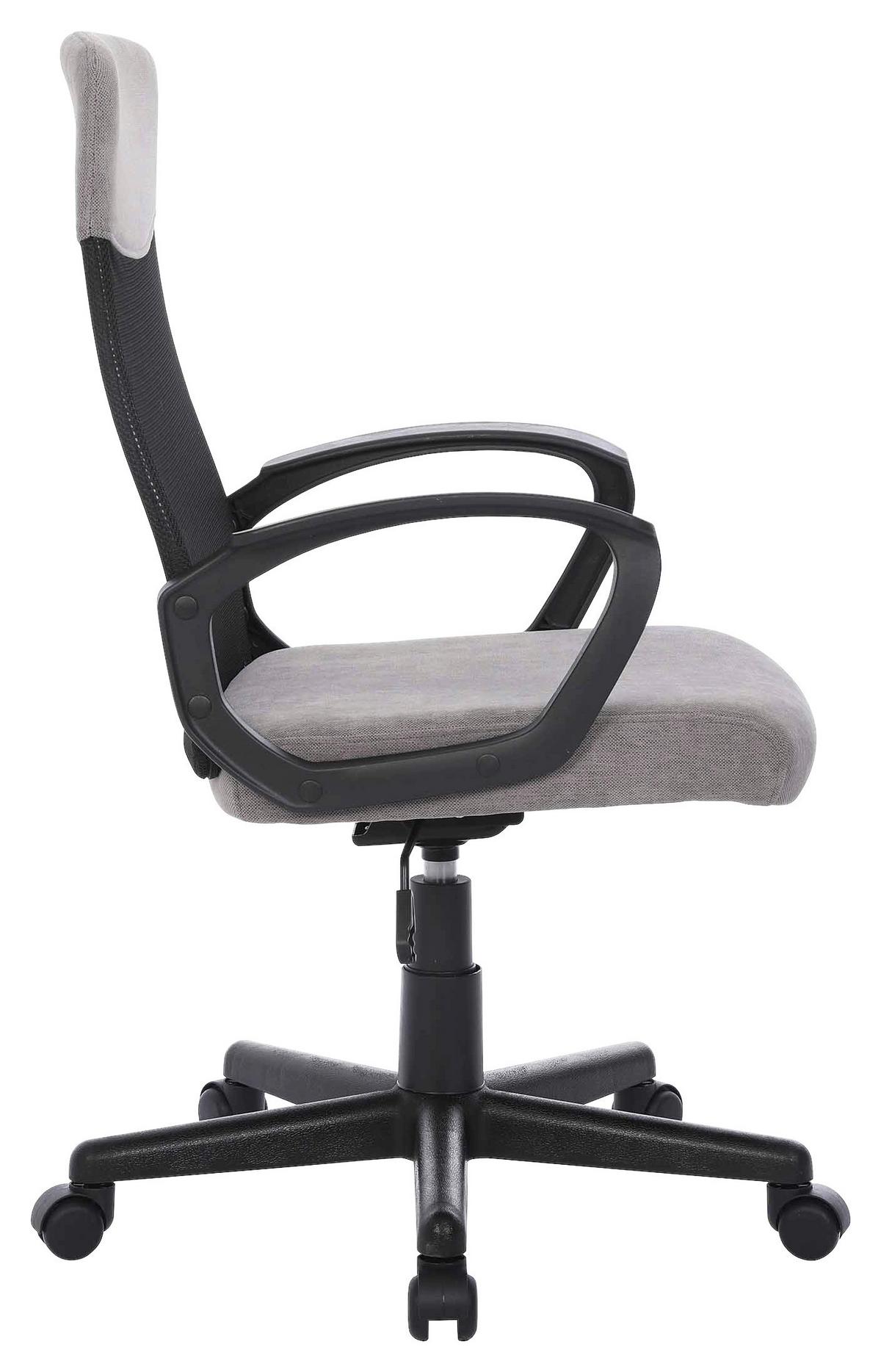 Uredska Stolica Lucas - siva/crna, Moderno, drvo/metal (58/94-104/62cm) - Based