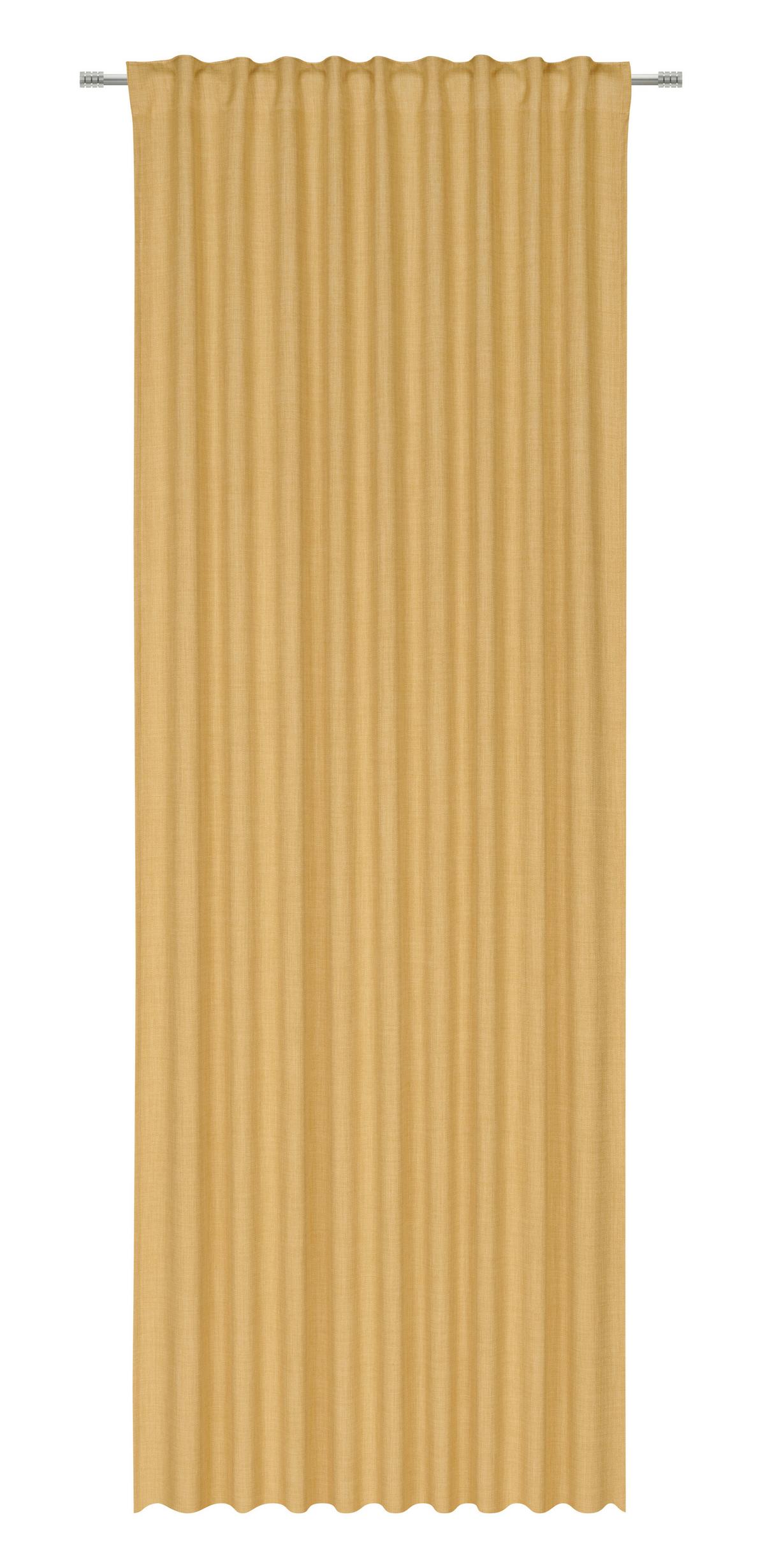 Fertigvorhang Leo in Gelb ca. 135x255cm - Gelb, Textil (135/255cm) - Premium Living
