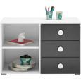 Regalelement Grau/Weiß - Alufarben, KONVENTIONELL, Holzwerkstoff/Kunststoff (93/62/42cm) - Modern Living Regalelement Grau/Weiß - Alufarben, KONVENTIONELL, Holzwerkstoff/Kunststoff (93/62/42cm) - Modern Living