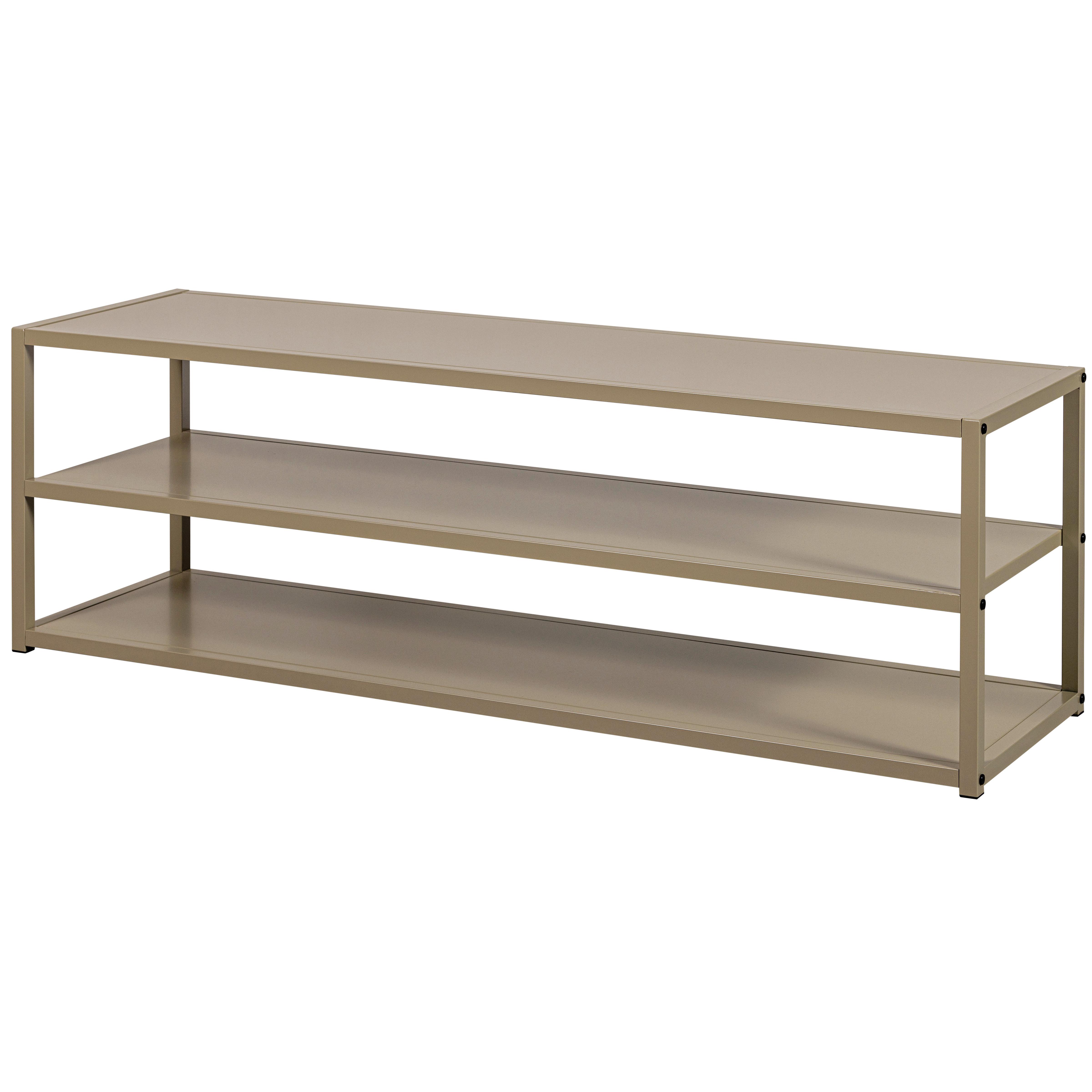 Lowboard Teun Metall Braun - Braun, Design, Metall (120/40/35cm) - Livetastic