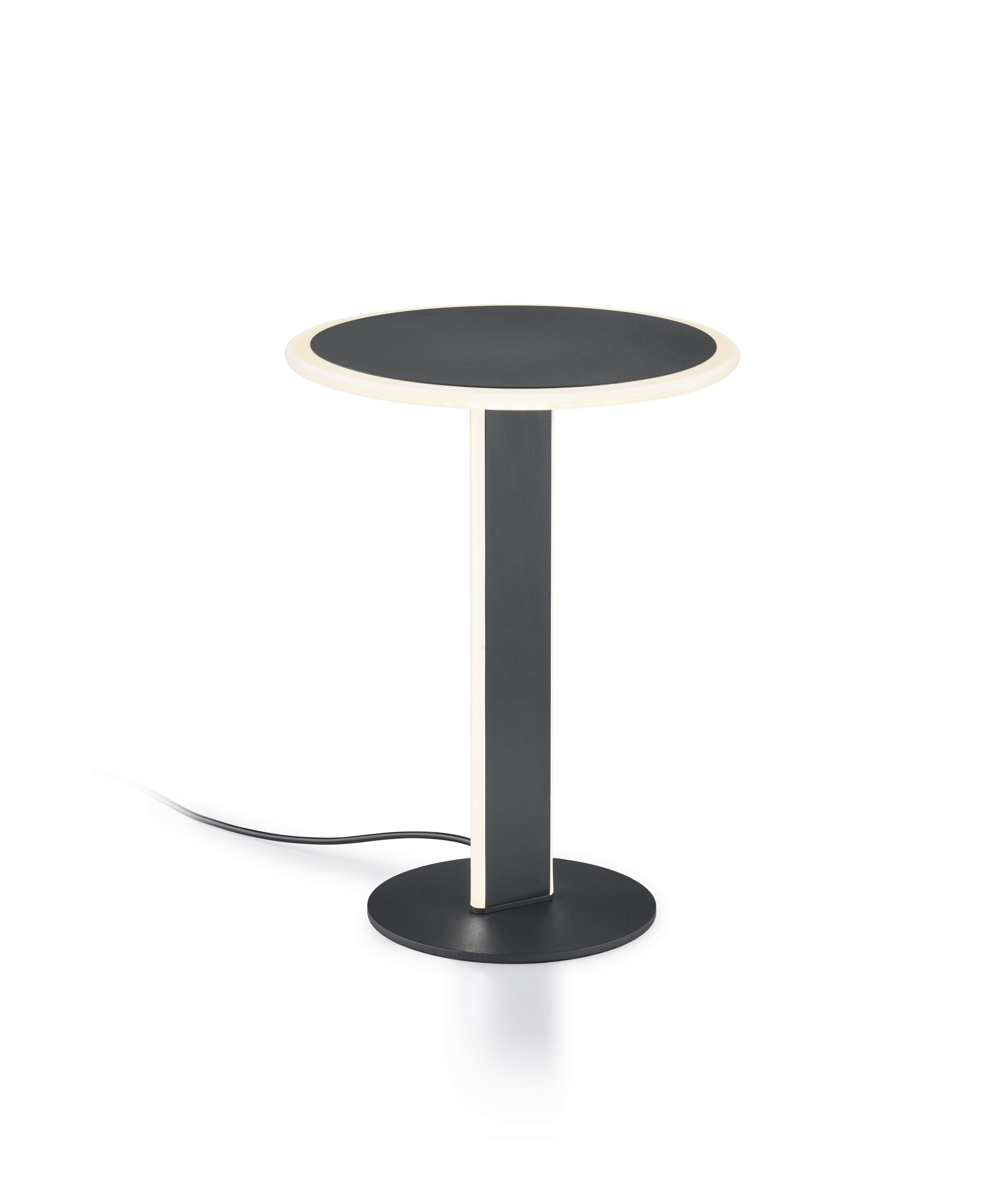 LAMPA STOŁOWA LED 39/2612.22 VAYA - biały/czarny, Design, tworzywo sztuczne/metal (23/30cm) - Helestra