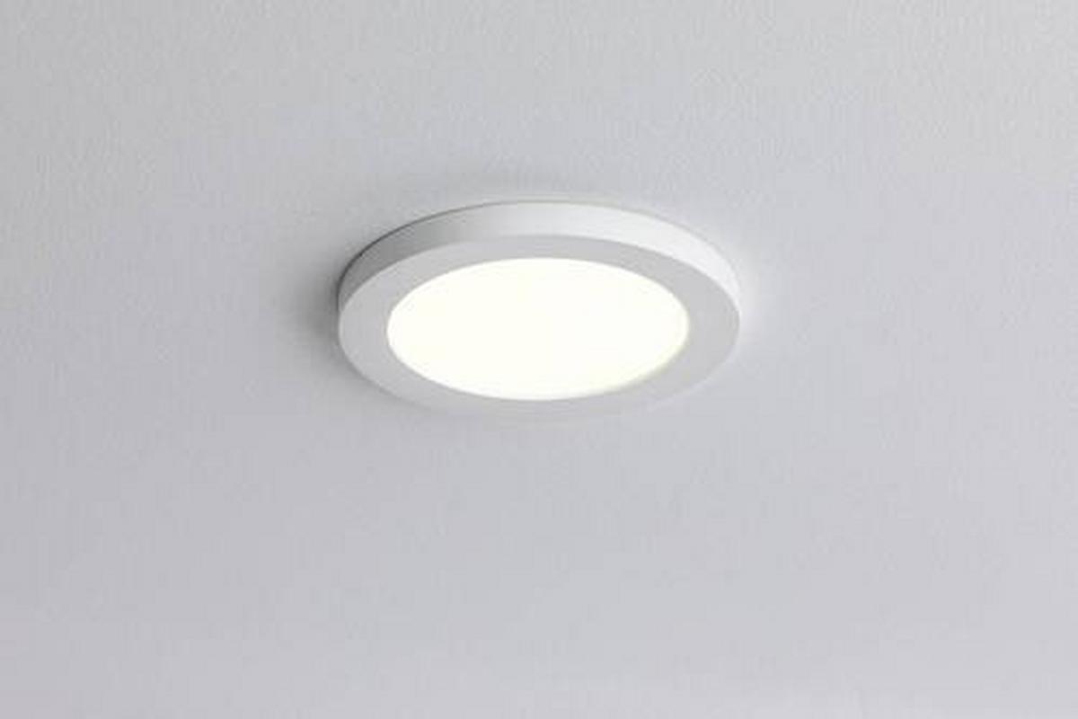 LED-Paneel Cover-it Panel in Weiß max. 6 Watt - Weiß, Basics, Kunststoff (11,6cm) - Paulmann