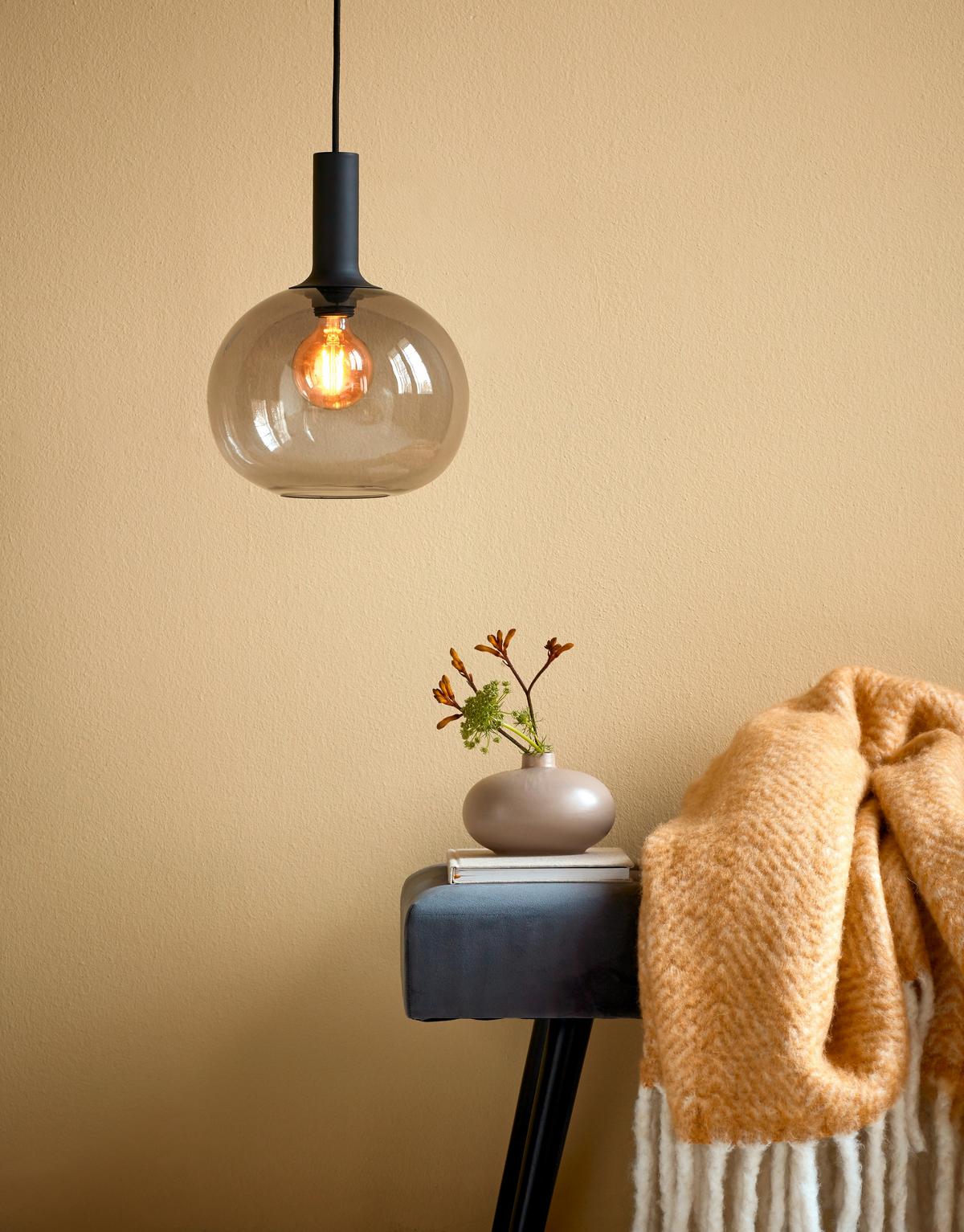 LAMPA WISZĄCA 47313047 - czarny, Basics, metal/szkło (25/325cm) - Nordlux