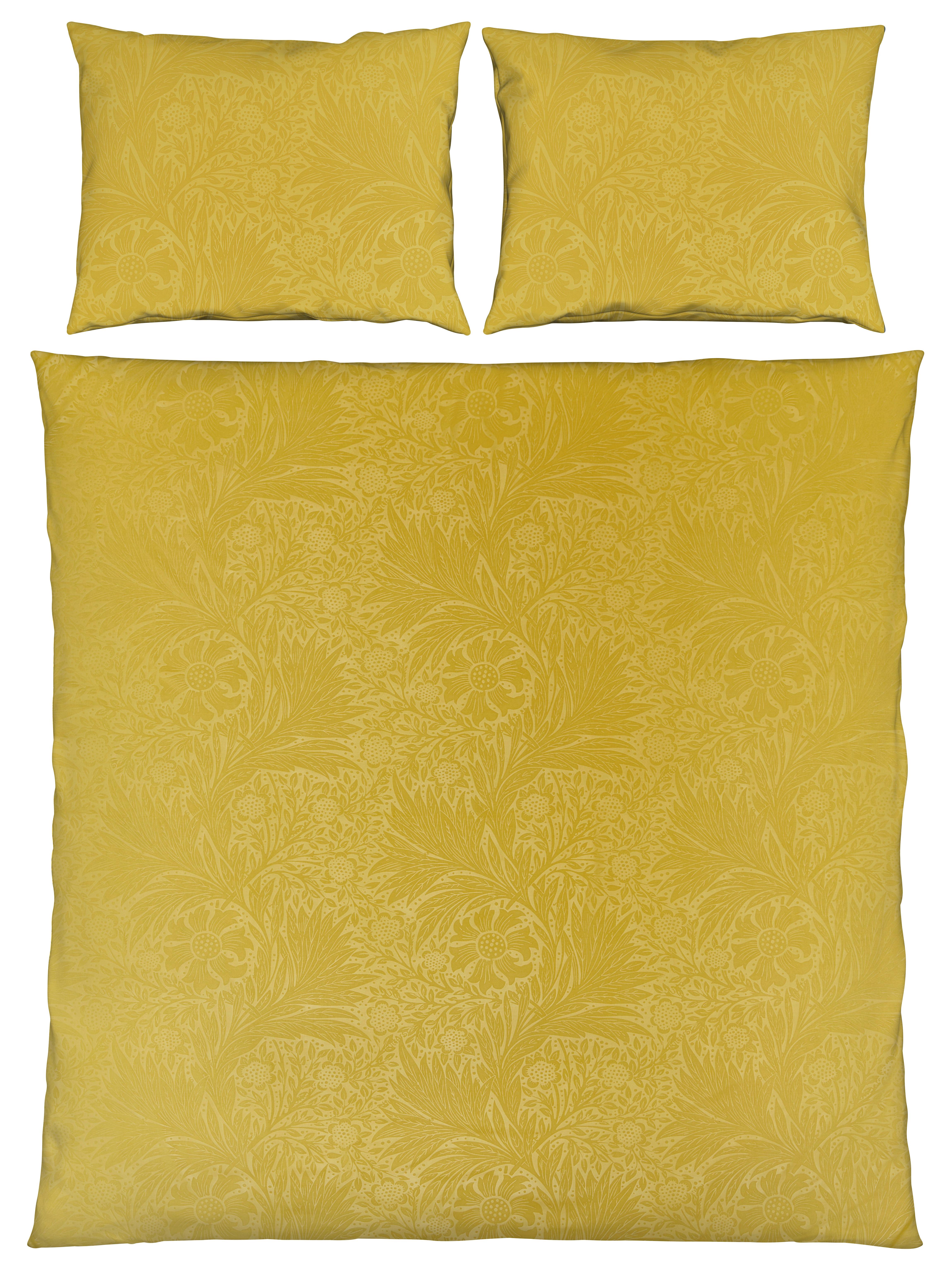 Bettwäsche Ornament Dunkelgelb ca. 140x200cm - Dunkelgelb, Textil (140/200cm) - Mömax