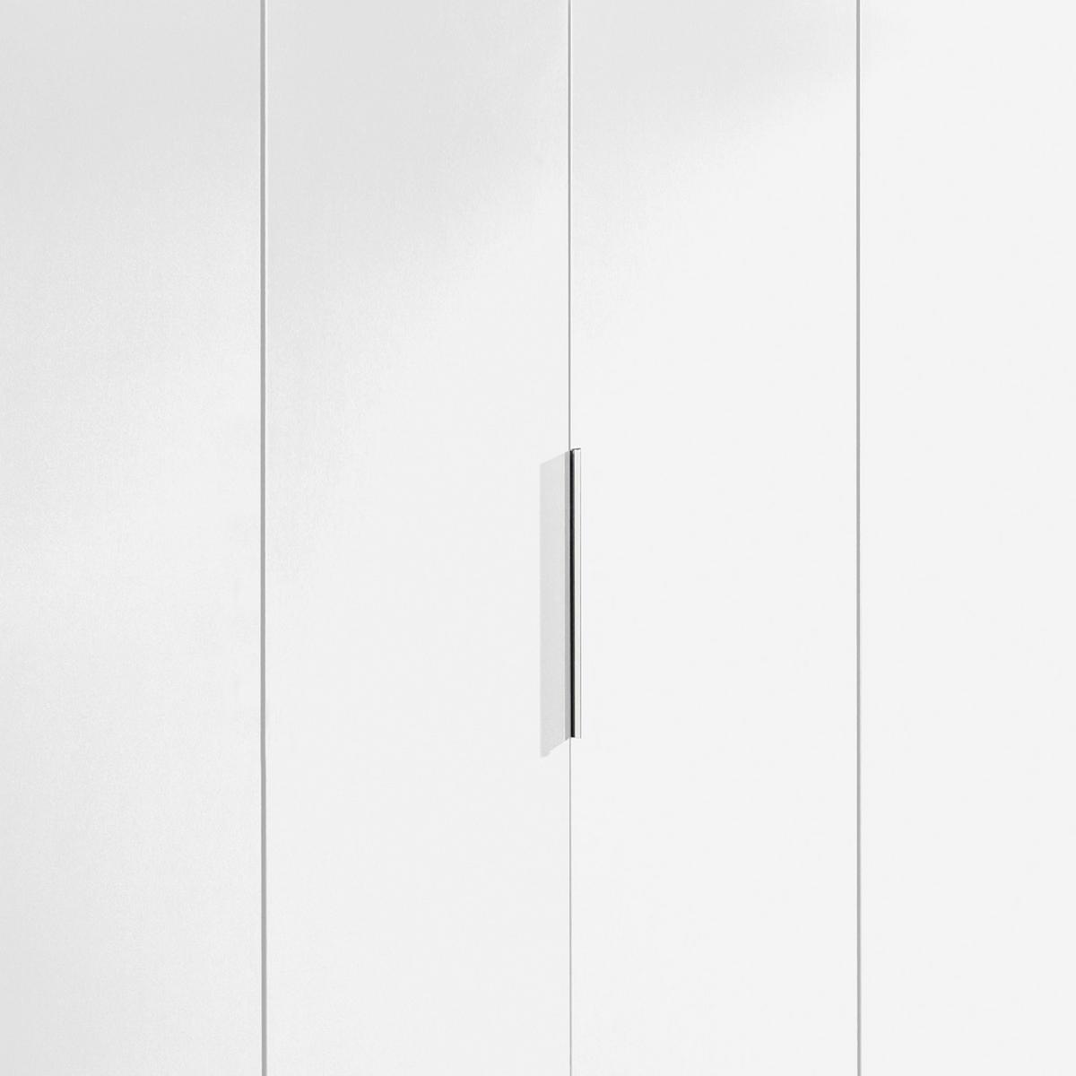 Ormar S Klasičnim Vratima Level 36a - bijela/boje kroma, Moderno, drvni materijal/metal (300/216/58cm) - Modern Living