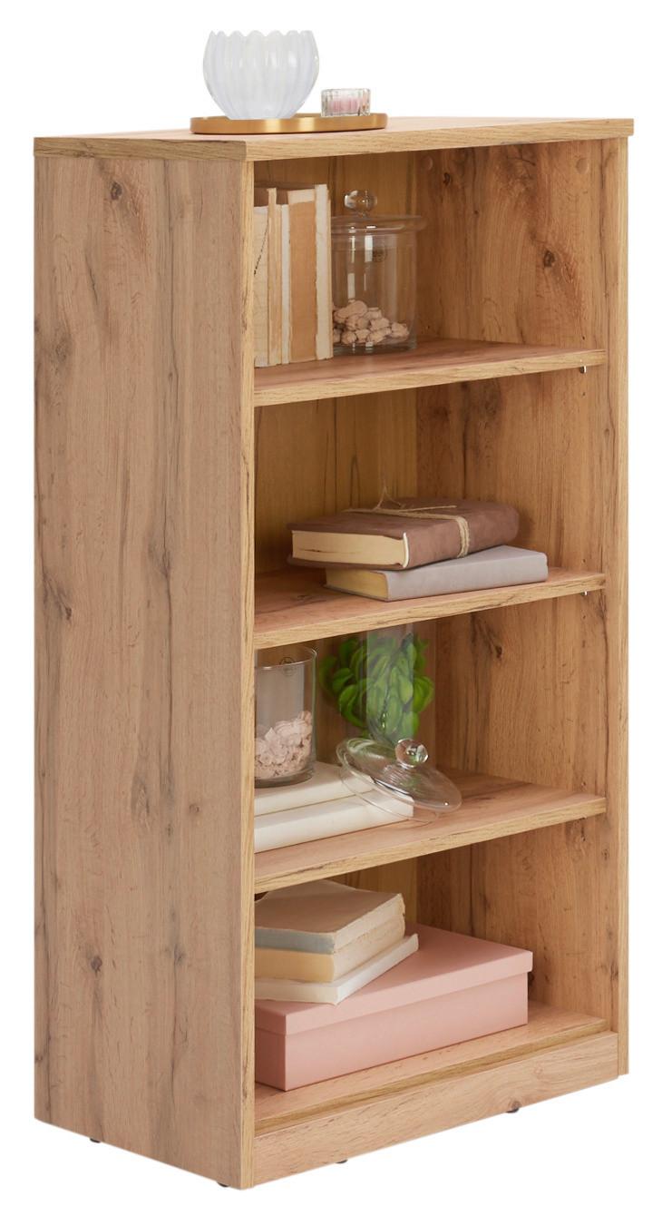 REGAŁ EASY - dąb wotan, Basics, materiał drewnopochodny (55/110/36cm) - Xora