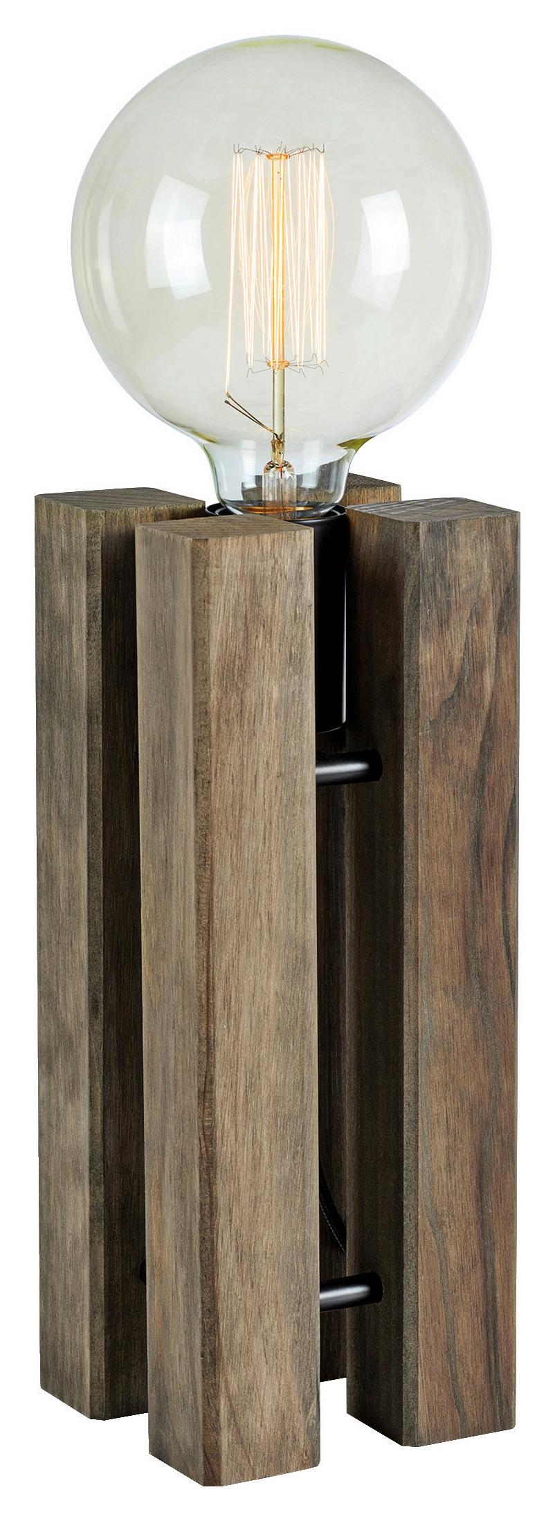 Tischleuchte Lodge max. 40 Watt - Braun, Basics (11/11/28cm) - Markslöjd