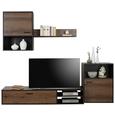 Dnevni Regal Nice - hrast, leseni material (220/180/40cm) - BASED