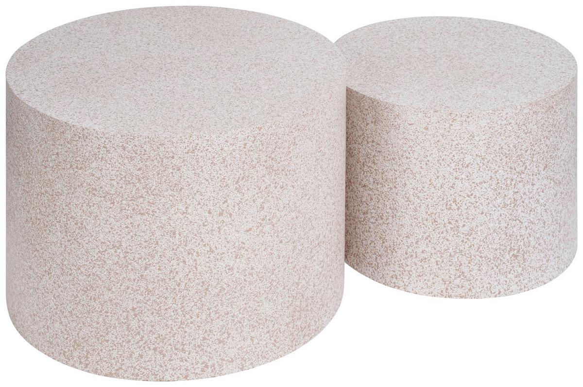 Masă auxiliară 2/1 PAUL - sahara, Modern, material pe bază de lemn (48/38/38/32cm) - Modern Living