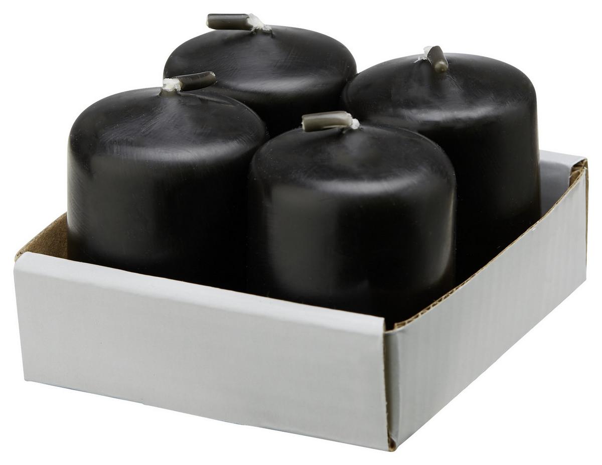 Tömbgyertyaszett Katrinja - sötétbarna/világos rózsaszín, paraffin (3,8/5cm) - Modern Living