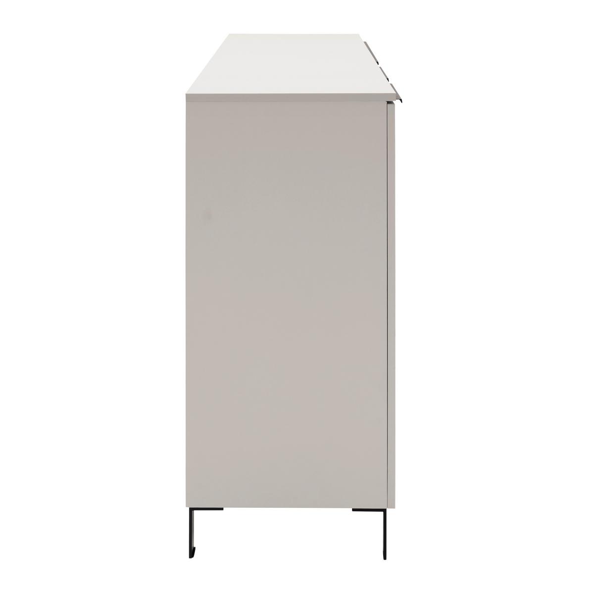 Sideboard GW-Fresno in Kaschmir - Kaschmir/Schwarz, Modern, Holzwerkstoff/Metall (192/89/40cm) - Premium Living