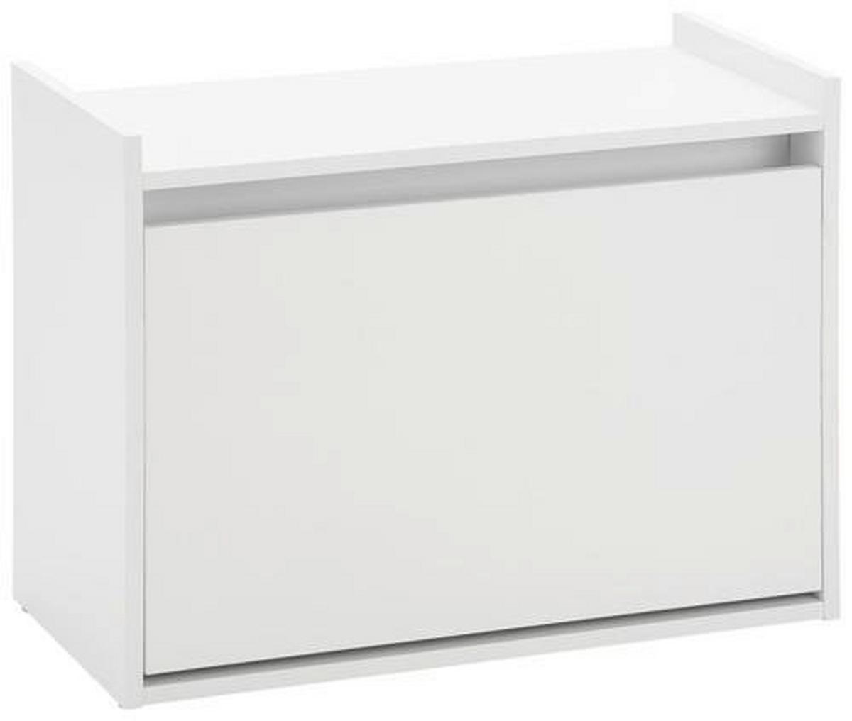 Schuhkipper Mali Weiß MDF - Weiß, MODERN, Holz (63/48/30cm) - Bessagi Home
