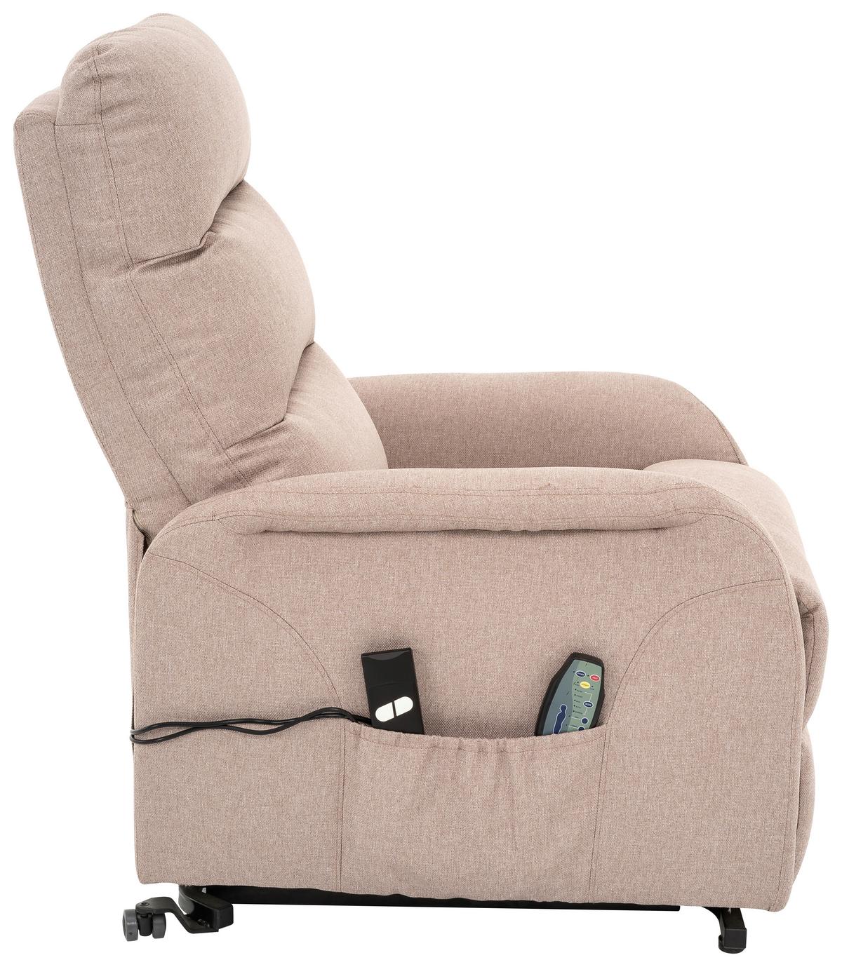 Počivalnik Luxo, Peščena Barva - črna/peščene barve, Design, kovina/umetna masa (68/100/94cm) - Livetastic