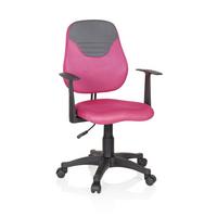 Otroški Vrtljivi Stol Kiddy Style, Roza, Siva - pink/siva, Basics, umetna masa (56/89-99/50cm) - MID.YOU