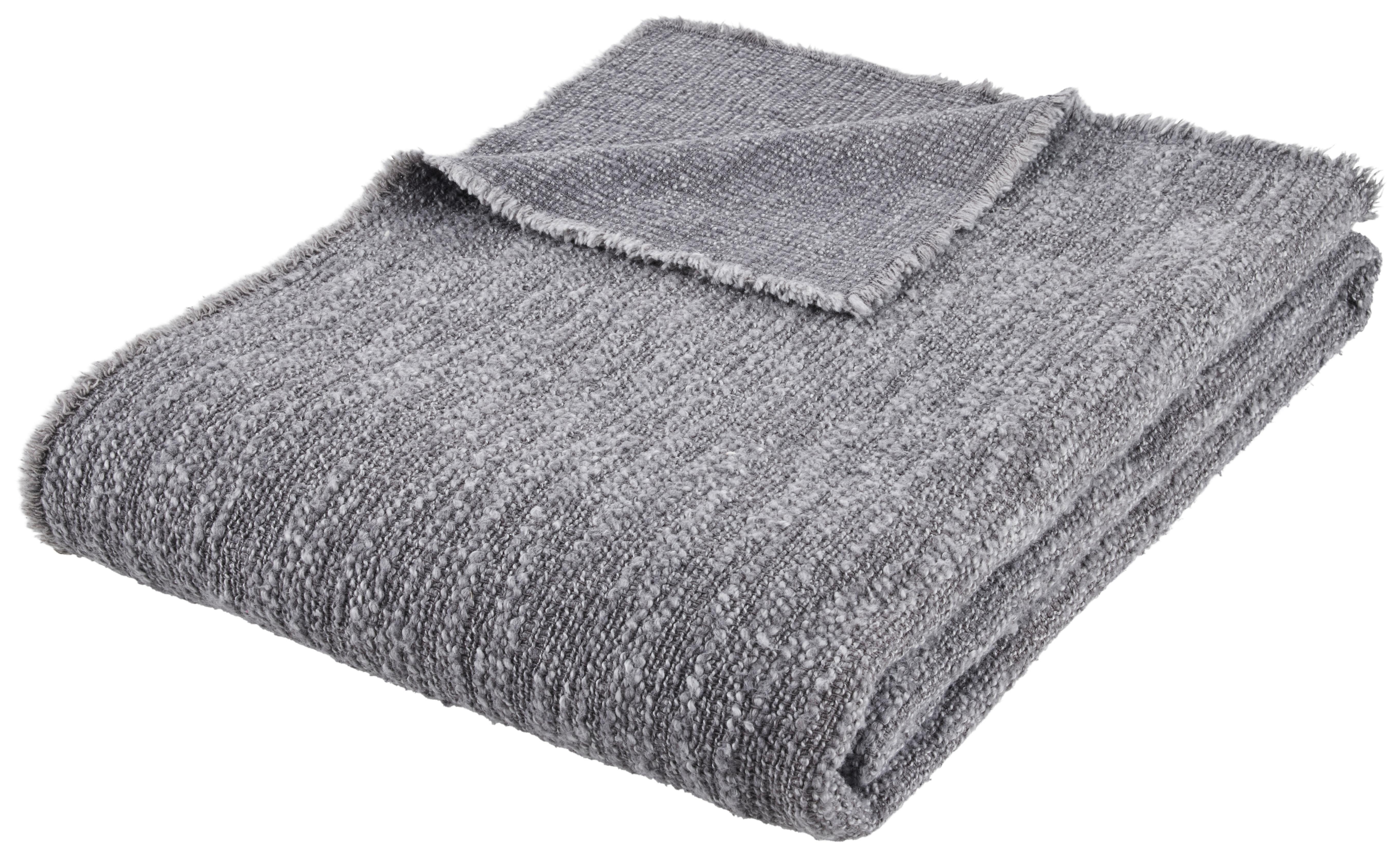 Ćebe 120x170cm Charles - antracit, Moderno, tekstil (130/170cm) - Premium Living