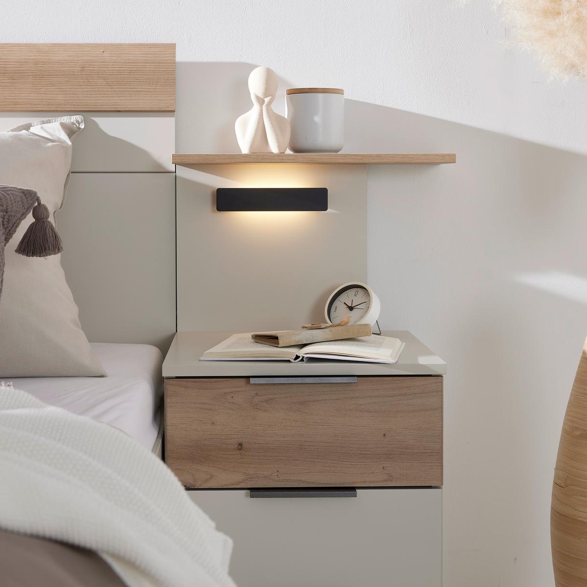 Ablage Ellmau Champagnerfarben - Champagner, KONVENTIONELL, Holzwerkstoff (38/80/12cm) - Premium Living