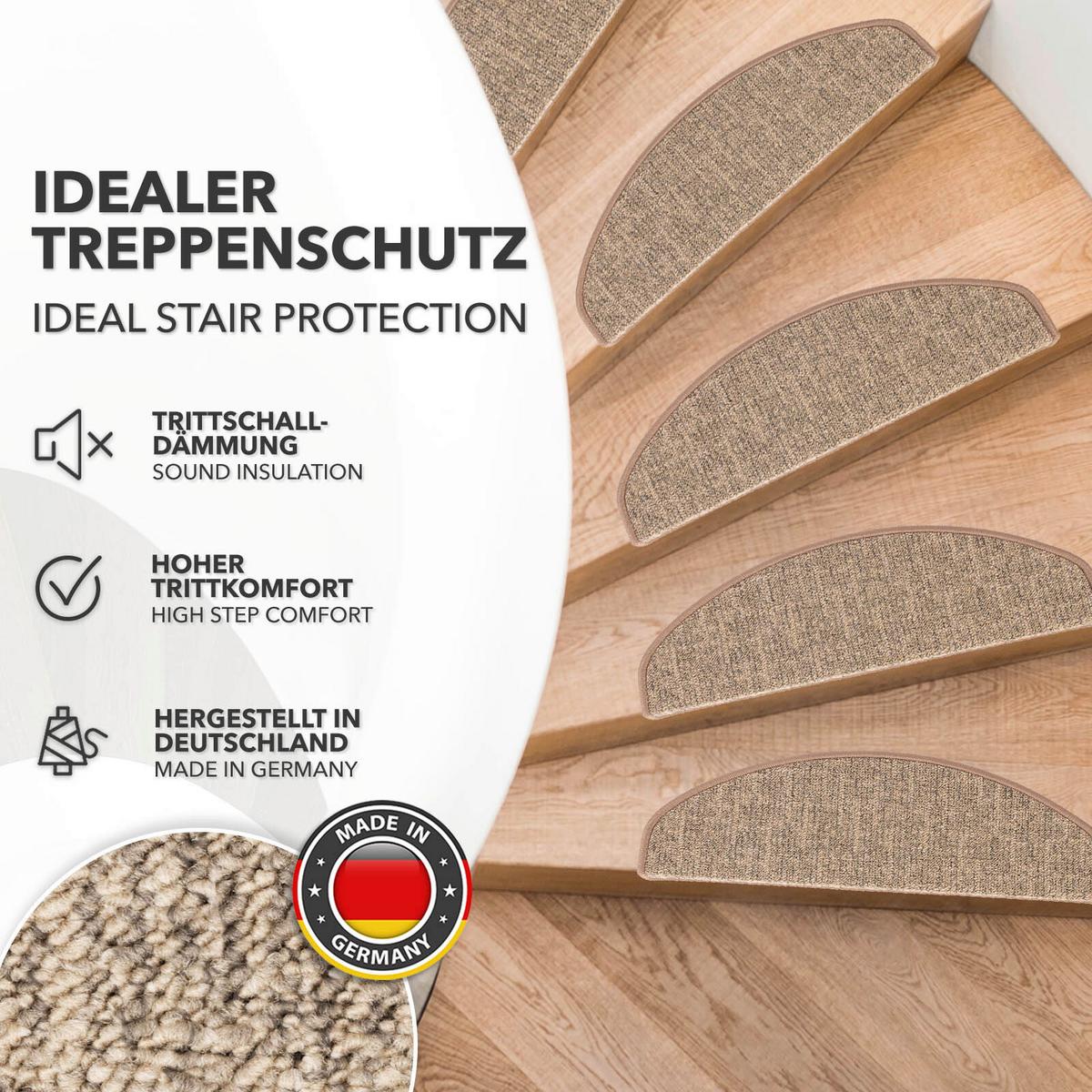 NAKŁADKA NA SCHODY ALTO HALBRUND BEIGE - beżowy, Basics, tkanina (65/23.5cm) - Floordirekt