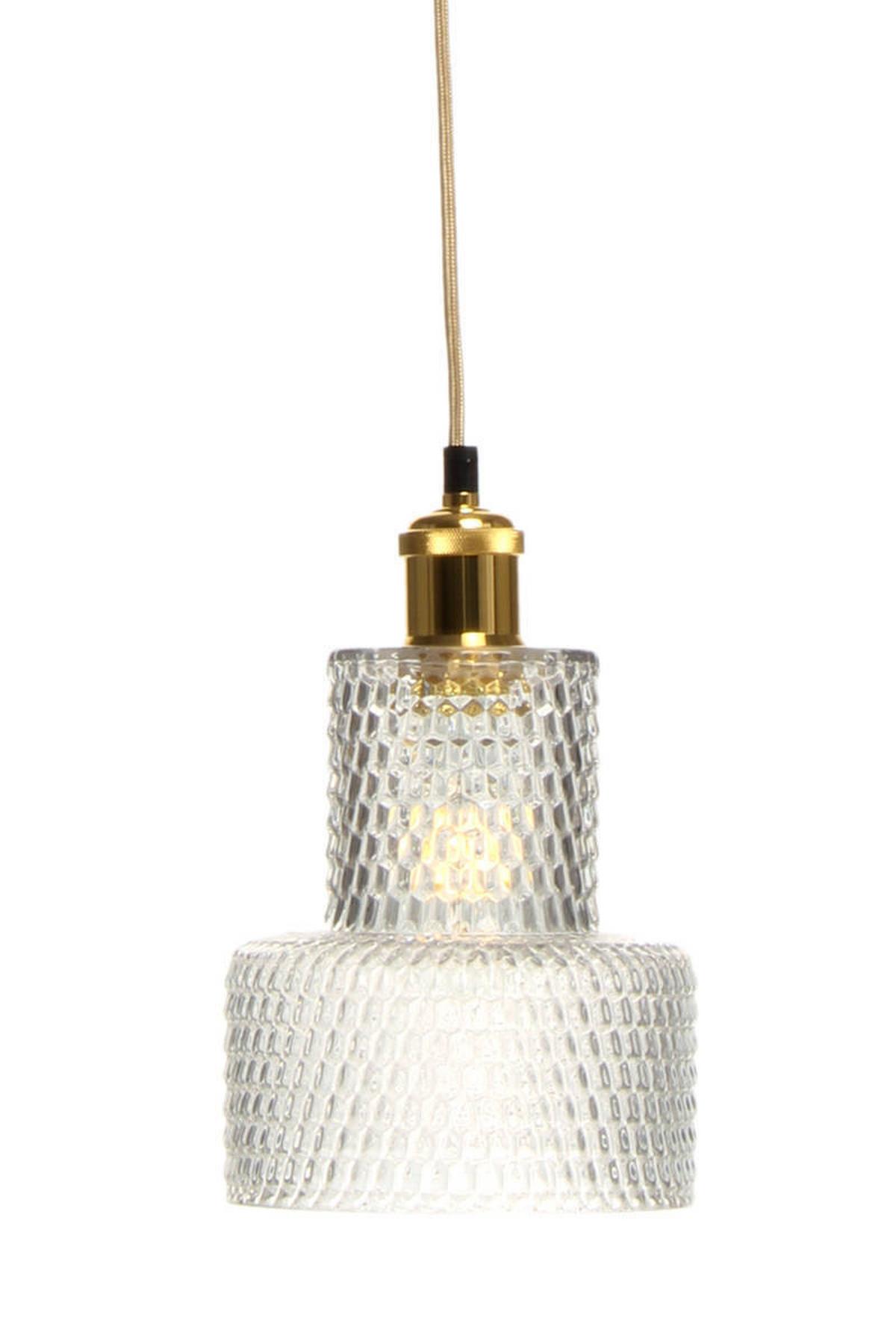 Hängeleuchte Hängelampe Mona 125 - Klar, Trend, Glas (17/27/17cm) - Kayoom