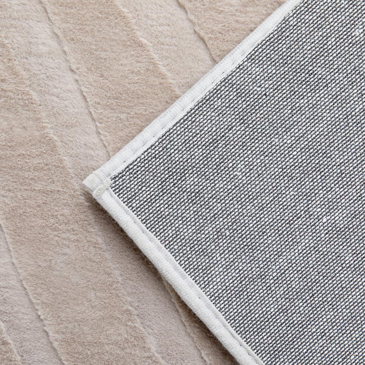 Krznena Preproga Blatta 3 - svetlo rjava, Konvencionalno, tekstil (160/220cm) - Mömax