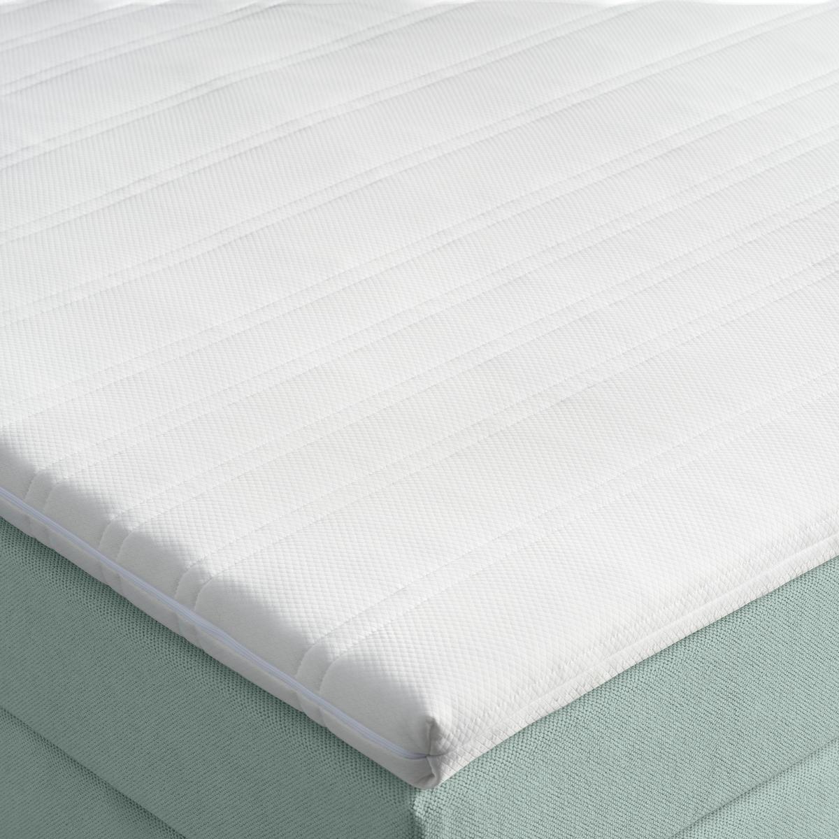 Boxspringbett Papilon Grün ca. 160x200cm - Zinkfarben/Grün, Konventionell, Holz/Holzwerkstoff (160/200cm) - Premium Living