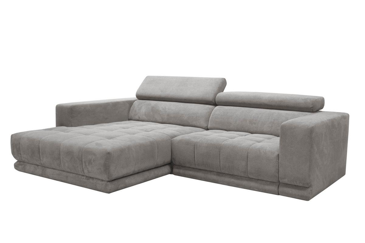 Kutna Garnitura Portland - siva/crna, Moderno, tekstil/plastika (197/78-98/275cm) - Premium Living