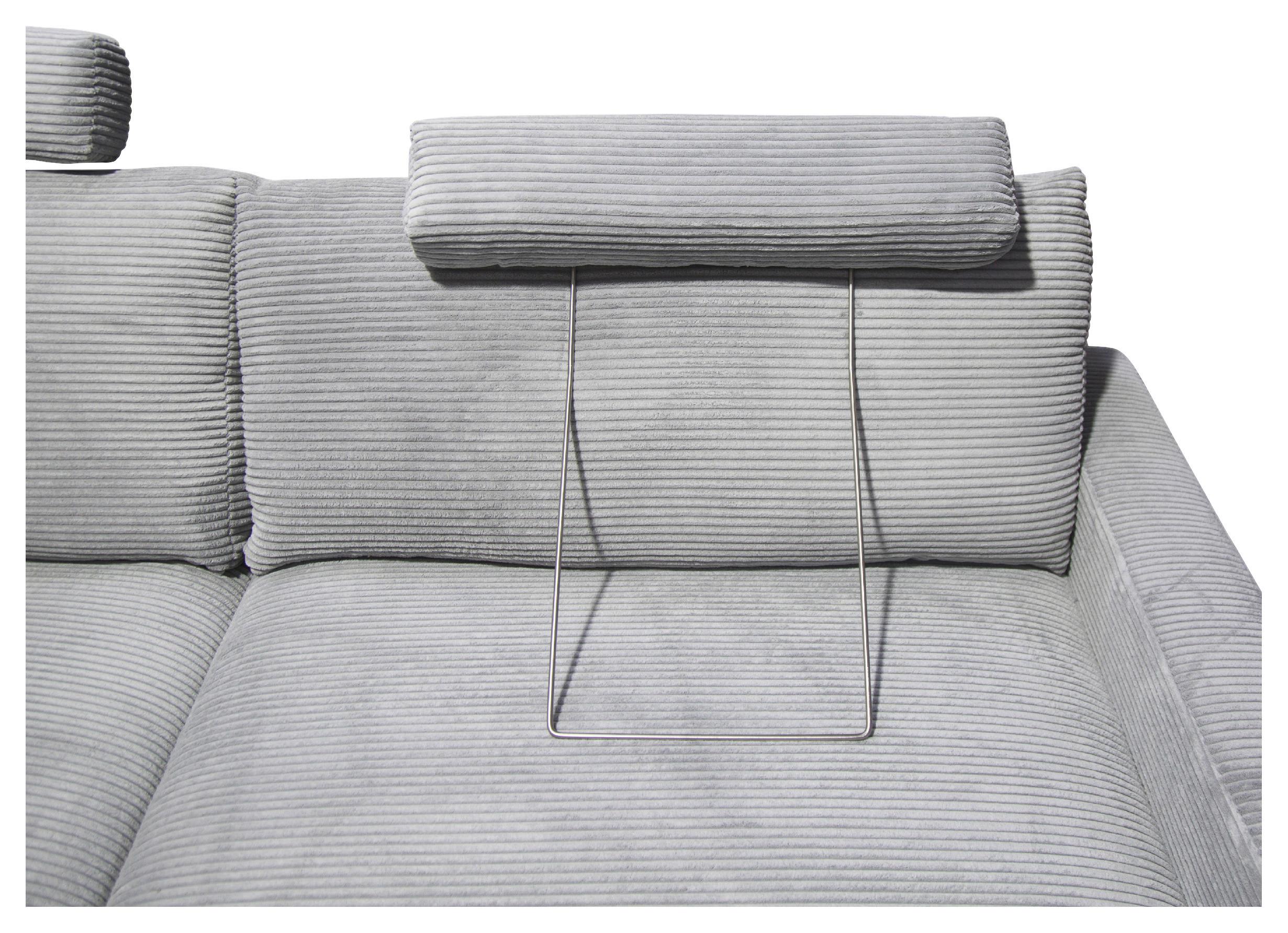 Tetiera CORA - gri, Modern, plastic/carton (63/57/40cm) - Mömax