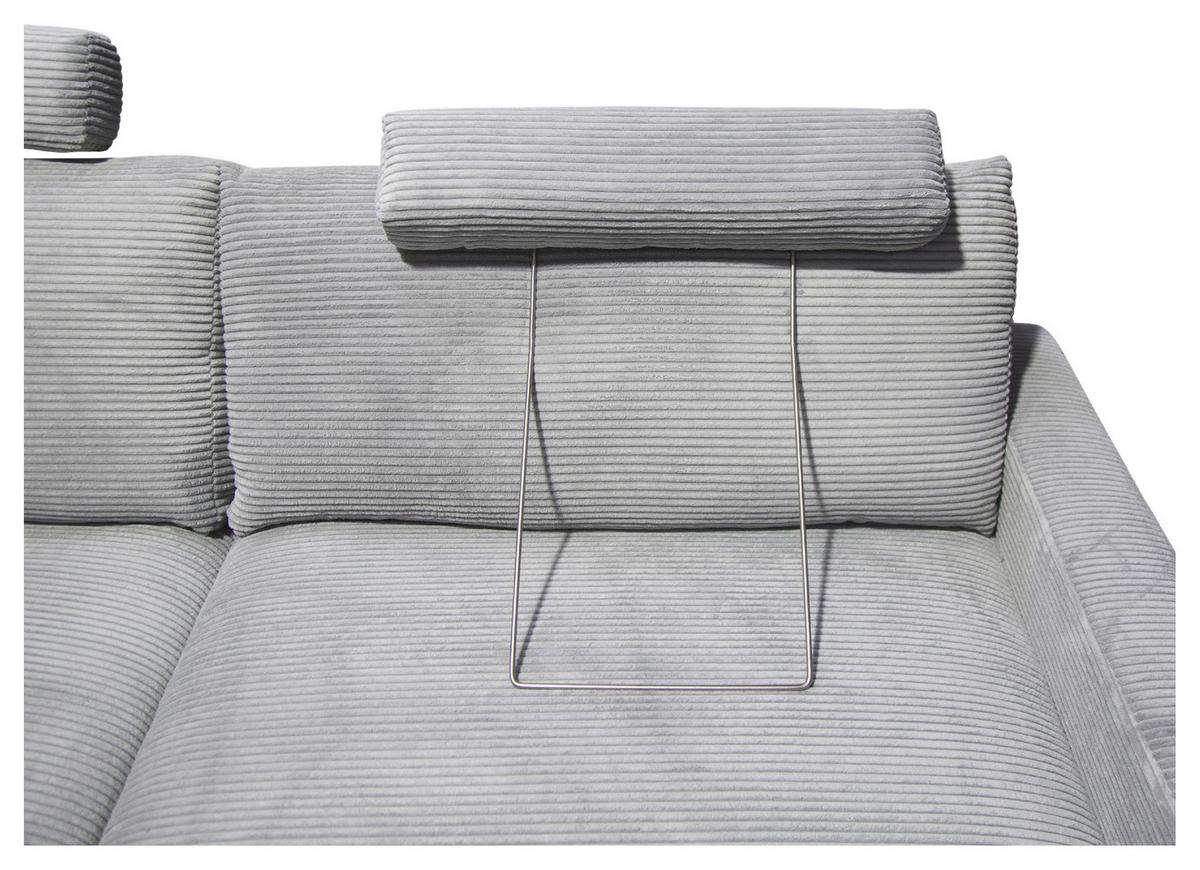Kopfstütze Cora Grau - Grau, MODERN, Karton/Kunststoff (63/57/40cm) - Mömax
