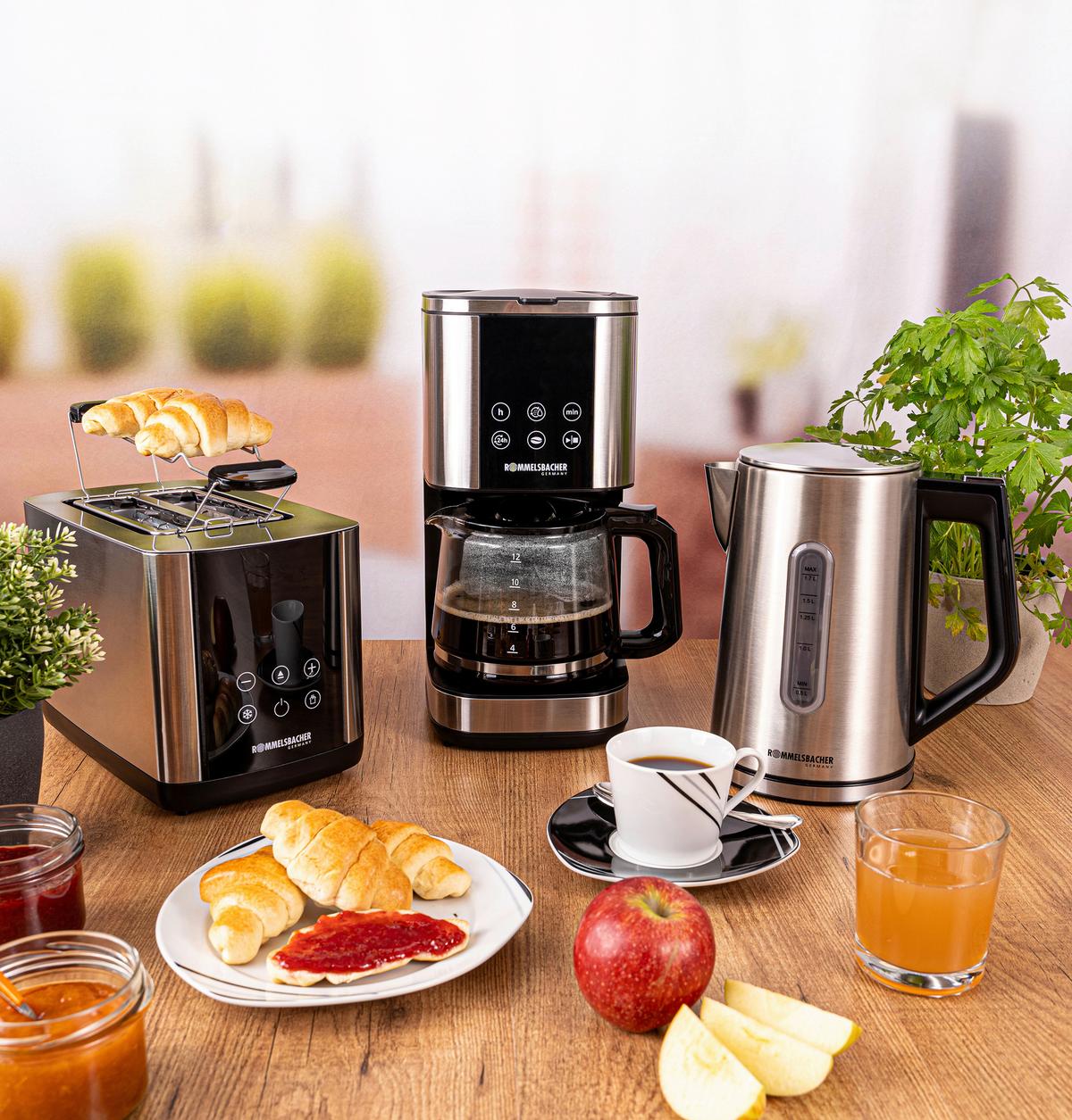 CZAJNIK ELEKTRYCZNY WK 3000 - kolor stalowy, Basics, metal (23/24/15cm) - Rommelsbacher