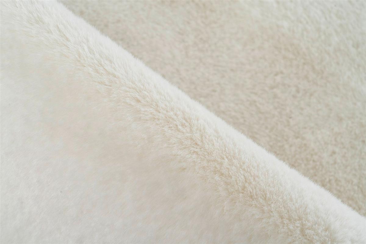 HOCHFLORTEPPICH RABBIT LIGHT 625 WEIß - Weiss, Konventionell, Textil (50/90cm) - Kayoom