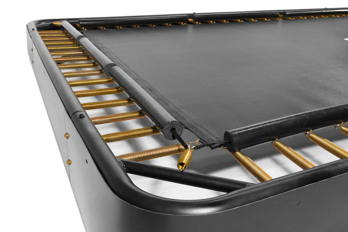 Bodentrampolin Salta Baseground ca. 214x305cm - Schwarz, KONVENTIONELL, Metall (214/305cm) - Salta