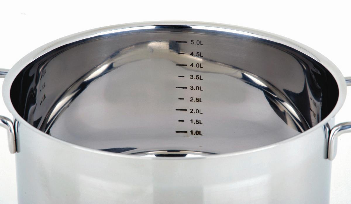 Set Posod Mirage, 5-Delni - barve nerjavečega jekla/prozorno, Basics, kovina/steklo - GSW