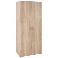 Drehtürenschrank In Eichefarben - Eichefarben, Konventionell, Holzwerkstoff/Kunststoff (81/177/52cm) - Based