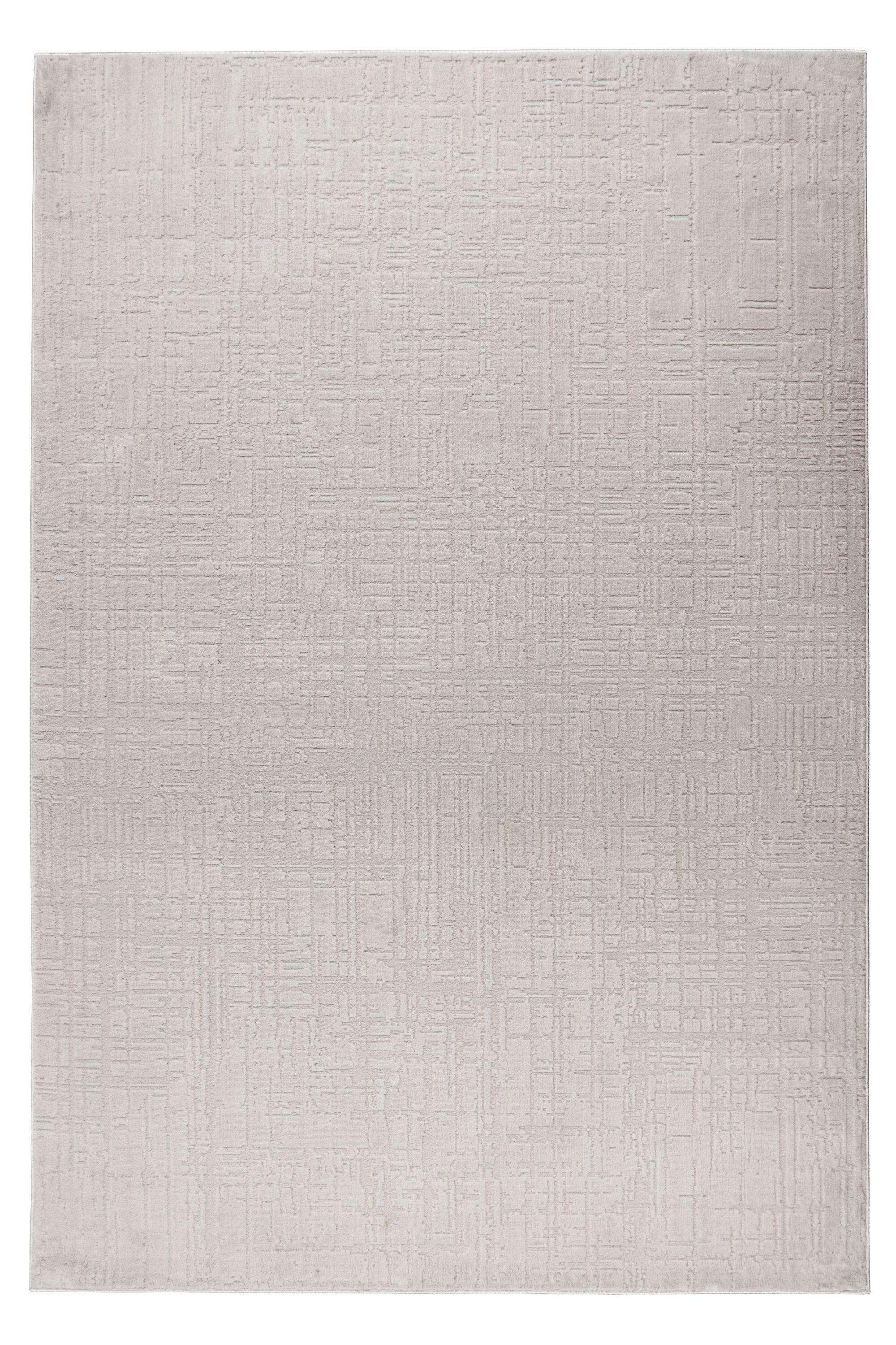 Flachwebeteppich Bandito 125 Silber 80x150 - Silberfarben, Basics, Textil (80/150cm) - Kayoom