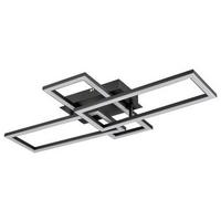 Stropna Led Svjetiljka Ferm - crna, Moderno, plastika (65/34,8/7,3cm) - Premium Living