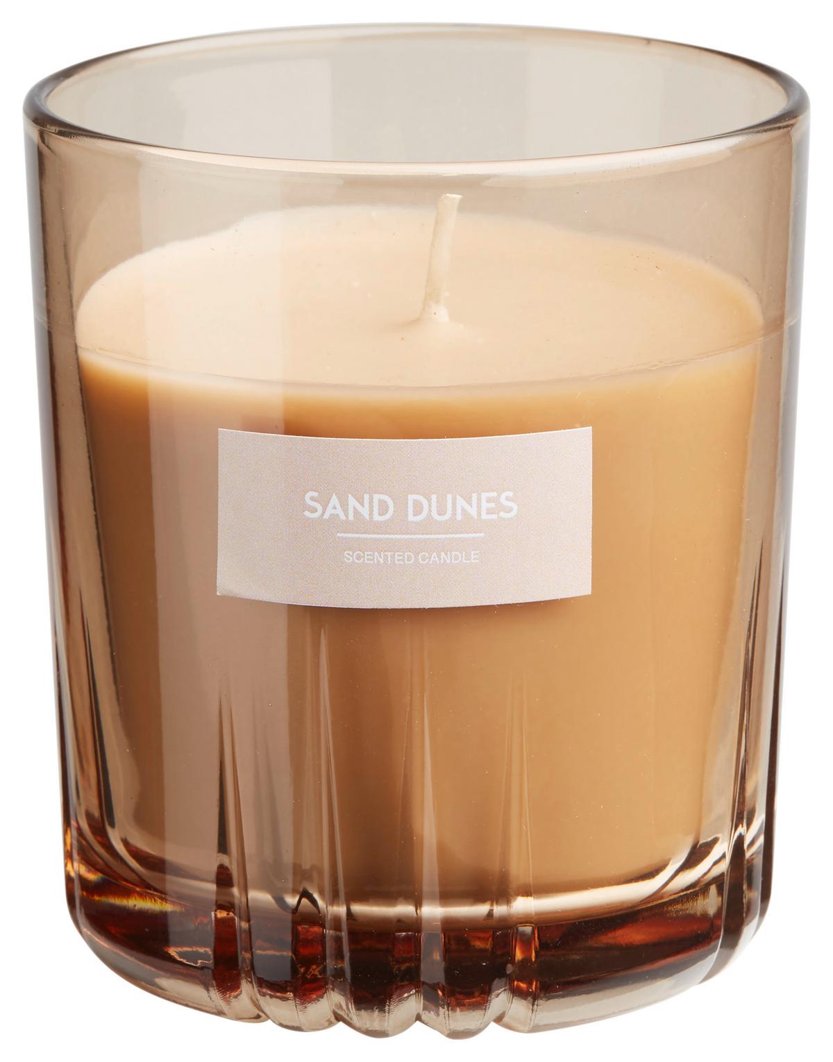 Gyertya Üvegben Earth Tones - bézs/sötétnarancs, Üveg (8,5/9,5cm) - Modern Living